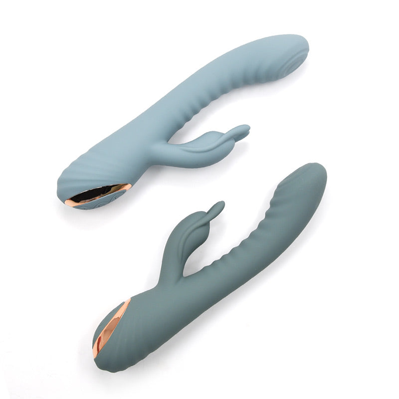 Indulge in dual stimulation with the Playtime G-Spot Rabbit Vibrator - a luxurious sex toy that features multiple vibration modes and patterns